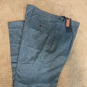 Zanella Stretch Waistband Trousers in Gray/Blue